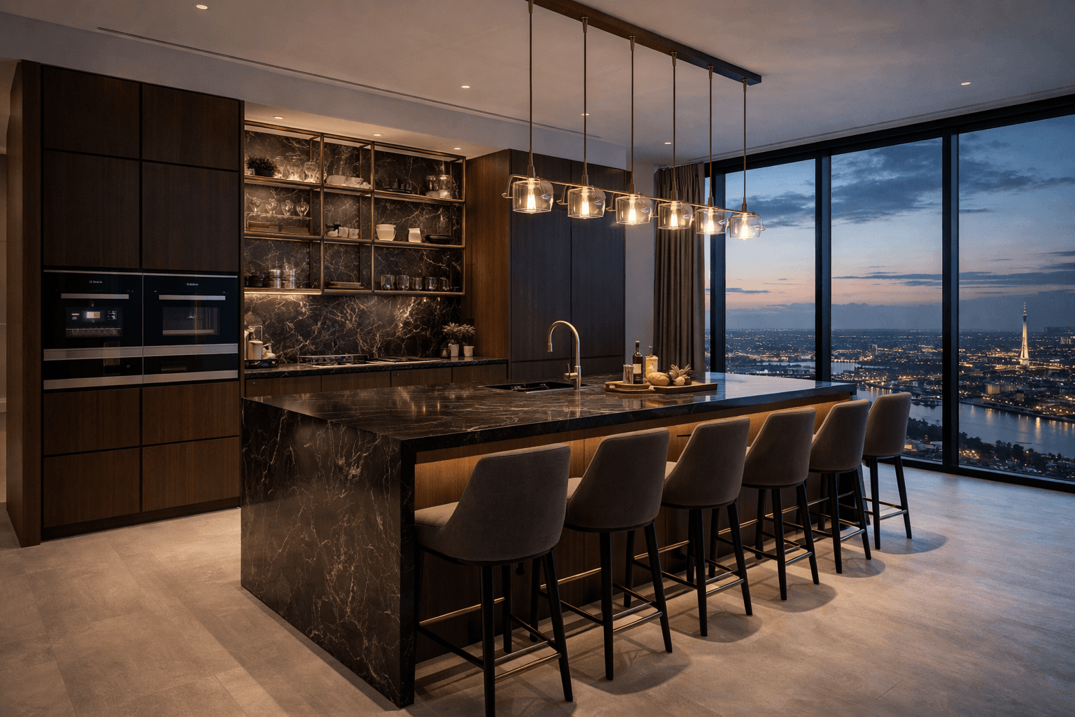 Otvoreni dnevni prostor i kuhinja